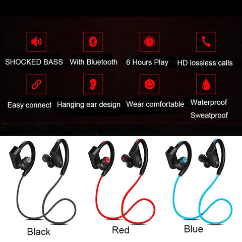 Wireless Bluetooth Sport Running Wireless Stereo Earphone