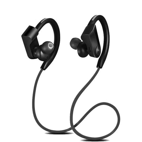 Wireless Bluetooth Sport Running Wireless Stereo Earphone Earphone EvoFine Black 