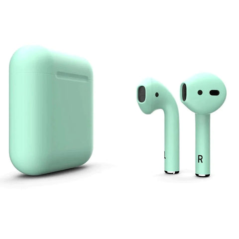 Wireless Earbuds, Bluetooth 5.0 Earphones with Deep Bass Hi-Fi Stereo Sound and Super Mini Charging Case Earphone EvoFine Green 