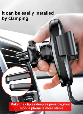 Wireless Phone Car Charger Mount - Super Fast Charging